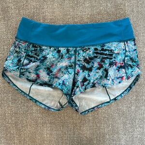 Blue Speed Up Low-Rise Lined Short 2.5"